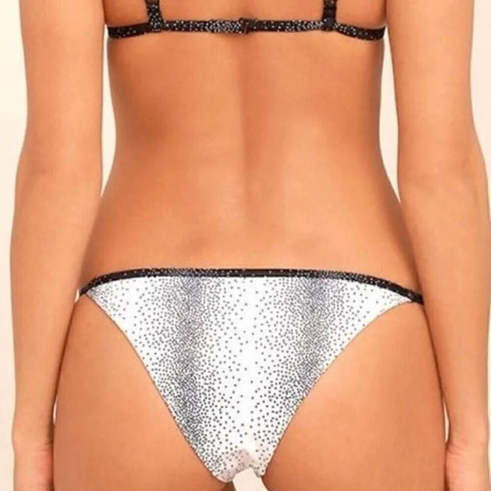 NWT Tavik Antic Full Swim Bottom in Tapioca Percy Dot - Medium - Picture 8 of 8